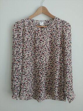 Gerard Darel floral silk blouse approx Small made in Serbia